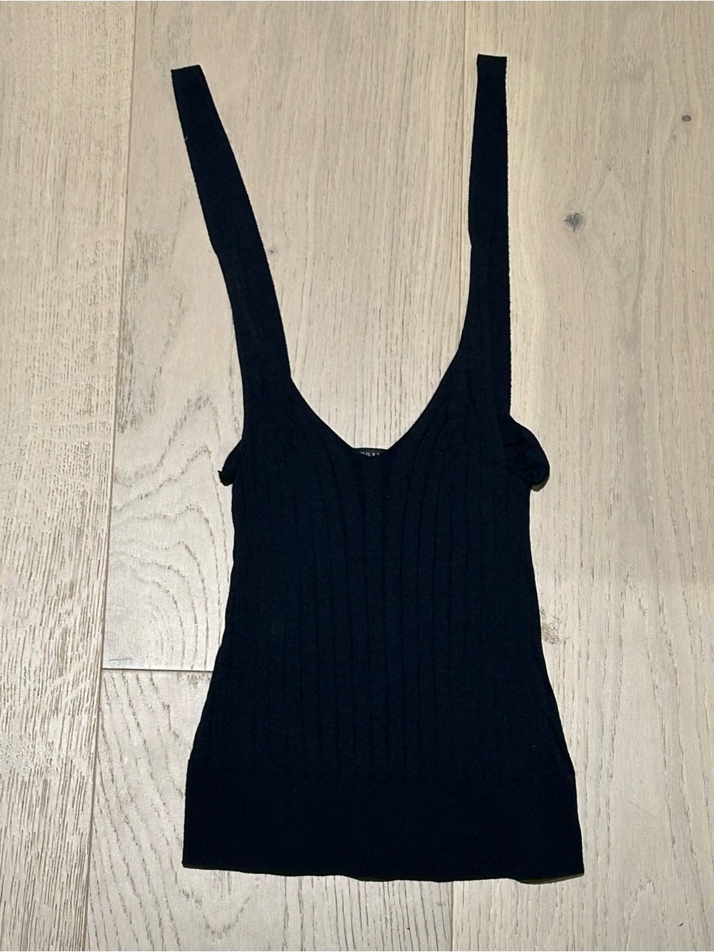 Urban Outfitters Ribbed Black Tank Top